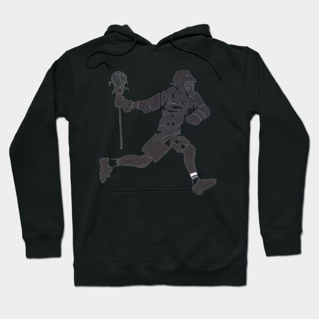 Canadian Lacrosse player | Team sport Hoodie by euror-design